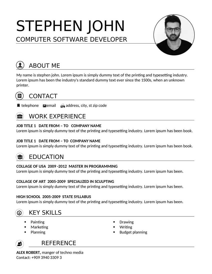 How To Write A Good Cv With No Work Experience Examples