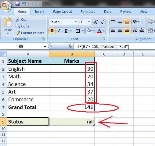 if function excel
