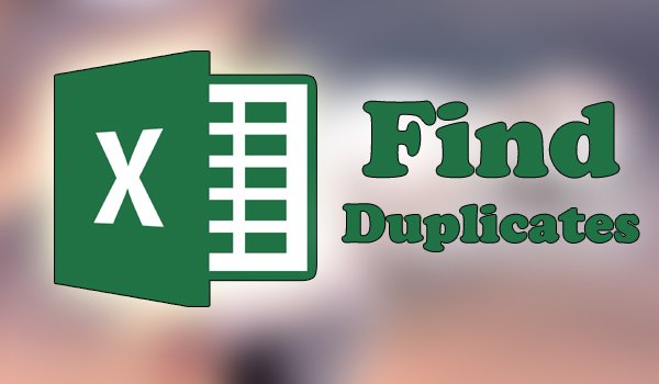 how to find duplicate in excel