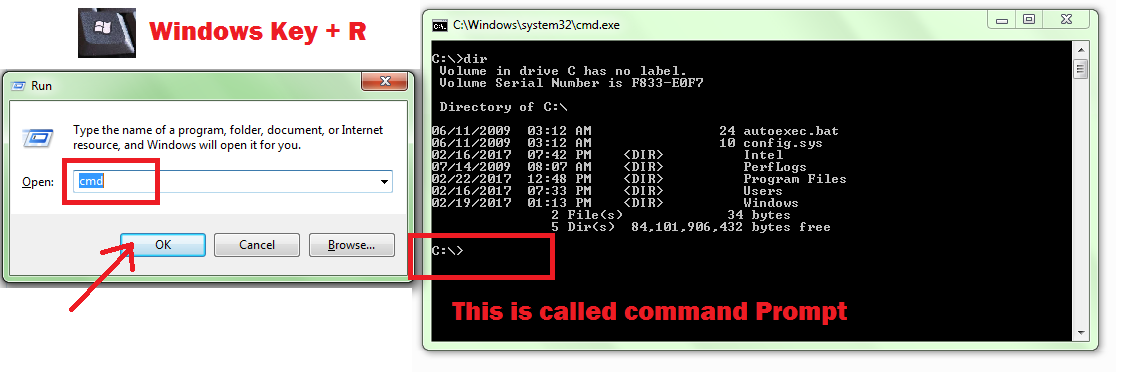 command prompt shortcuts