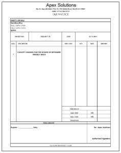 Free Invoice Template Excel | Word | Professional Bill Format in Excel #3