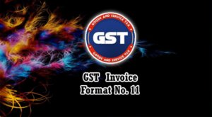 GST Invoice Format in Excel, Word, PDF and JPEG (Format No. 11)