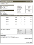 GST Invoice Format in Excel, Word, PDF and JPEG (Format No. 12)