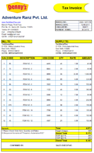 Downloadable Free Printable Invoice Templates | .xls file Download
