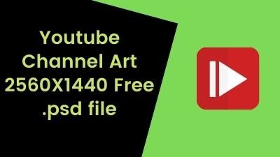 2560x1440 youtube channel art template