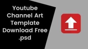 Youtube Channel Art Template Download Free .psd File for Photoshop