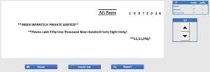 Cheque Printing Format in Excel Free Download (.xls file Download)