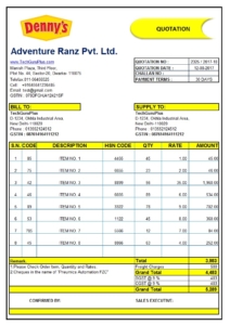 Quotation Template xls Download Quotation Template xls Download