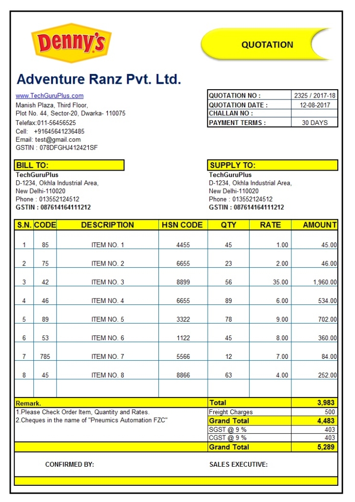 Quotation Template xls Download Quotation Template xls Download