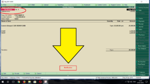 Notification TDL in Sales and Purchase for Tally ERP 9