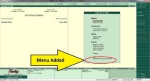 Monthly Income Report TDL for Tally ERP 9