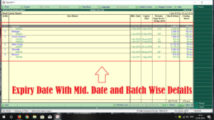 Stock Item Expiry Report TDL for Tally ERP 9