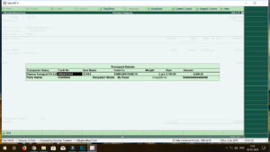 eWAY Bill With Transporter Details TDL for Tally ERP 9