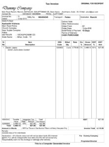New GST Invoice Format TDL for Tally ERP 9