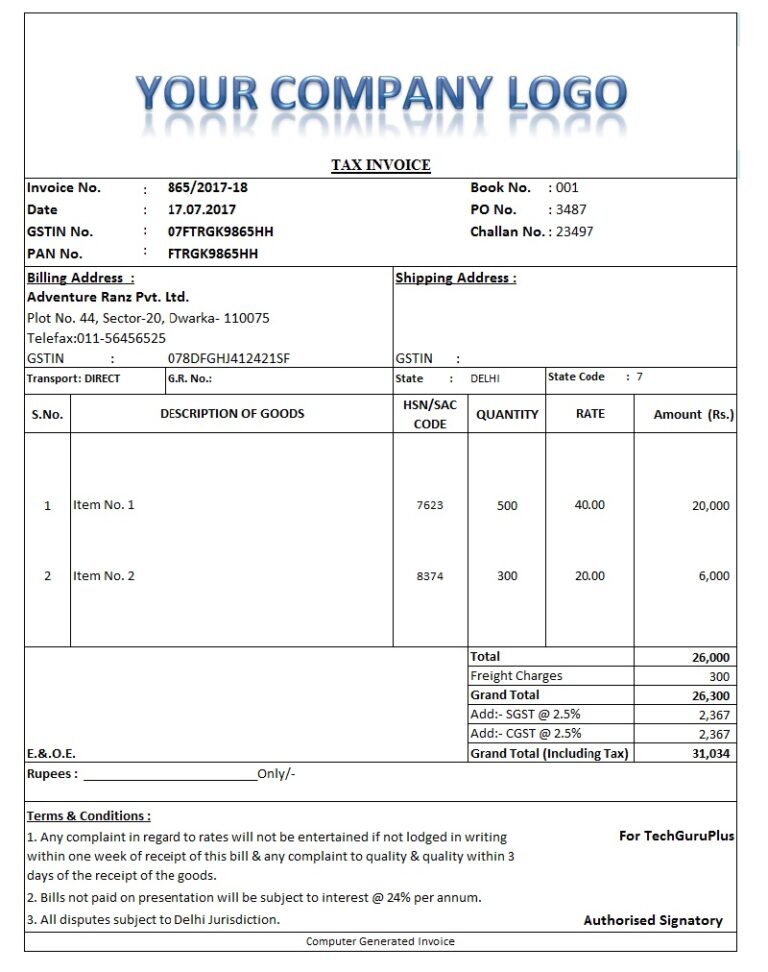 Unlock Seamless GST Compliance: The Ultimate Guide to Tax Invoice ...