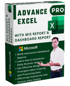 Advance Excel Course with MIS Report & Dashboard Report