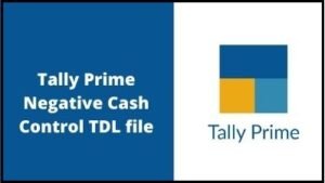 Tally Prime Negative Cash Control TDL file