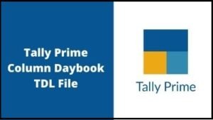 Tally Prime Column Daybook TDL Code