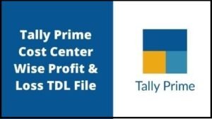 Tally Prime Cost Center Wise Profit & Loss TDL File