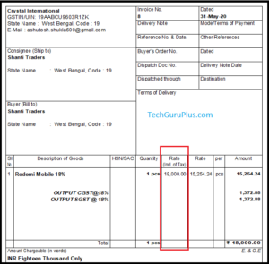 Tally Prime Add Inclusive of Tax column in Invoice
