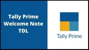 Tally Prime Welcome Note TDL code