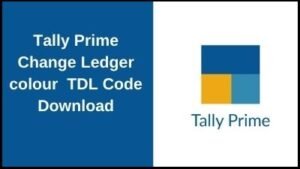 Tally Prime Change Ledger Color TDL Code Download