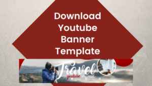 YouTube Banner Template | Travel Design YouTube Channel Art