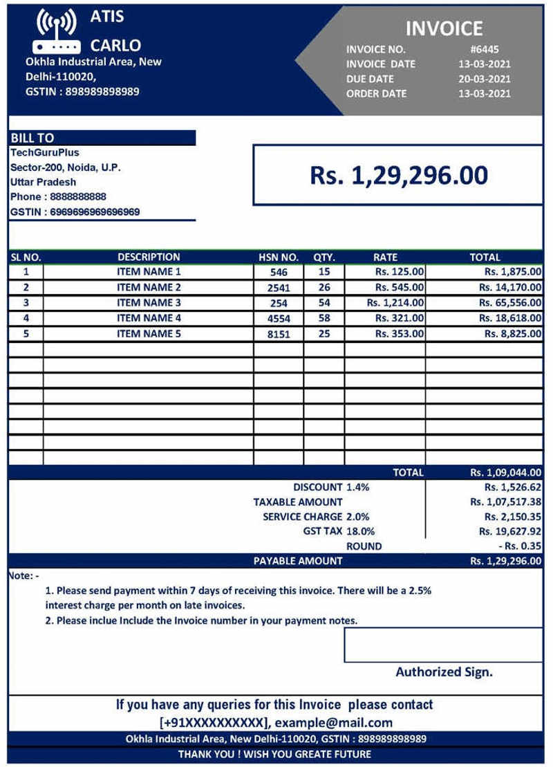 pictures of invoices