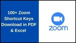 100+ Zoom Shortcut Keys Download in PDF & Excel