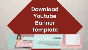 Youtube Banner Template | Blog Design YouTube Channel Art