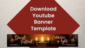 YouTube Banner Template | Diwali Design YouTube Channel Art