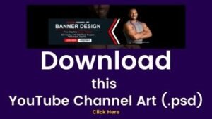 YouTube Channel Art Fitness Background Download in PSD