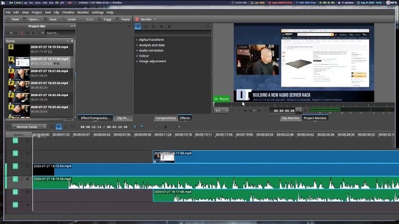 Kdenlive Video Editing