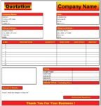 Civil Work Quotation Format Download Quotation Format In Excel 144x150 