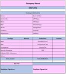 India Salary Slip Template | Salary Slip Format In Excel Download Free