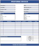 Proforma Invoice Advance Payment | Download Proforma Invoice In Excel