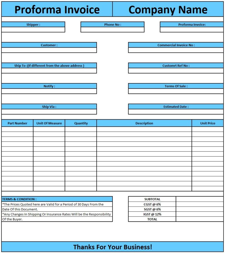 Woocommerce Proforma Invoice | Download Proforma Invoice In Excel