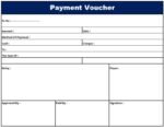 Payment Voucher Templates, Free Printable