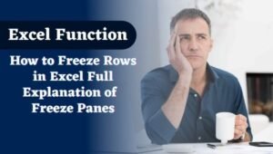 How to Freeze Rows in Excel | Freeze Panes Function in Excel