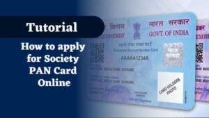 How to apply for Society PAN Card Online | Trust PAN Card Kaise Banaye