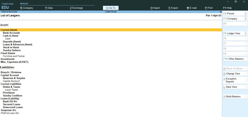 how-to-create-multi-ledger-in-tally-prime