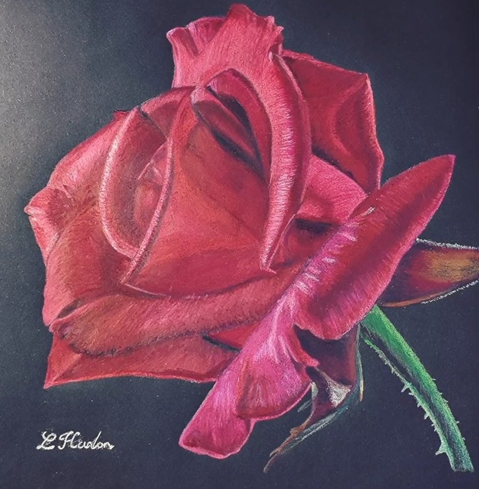 Emo Rose Drawing