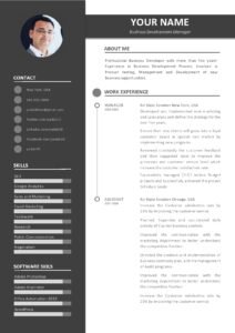 FREE CV Resume Templates Examples Doc-Word download Format