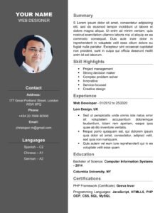 [FREE] CV Templates in Microsoft Word | Resume Format