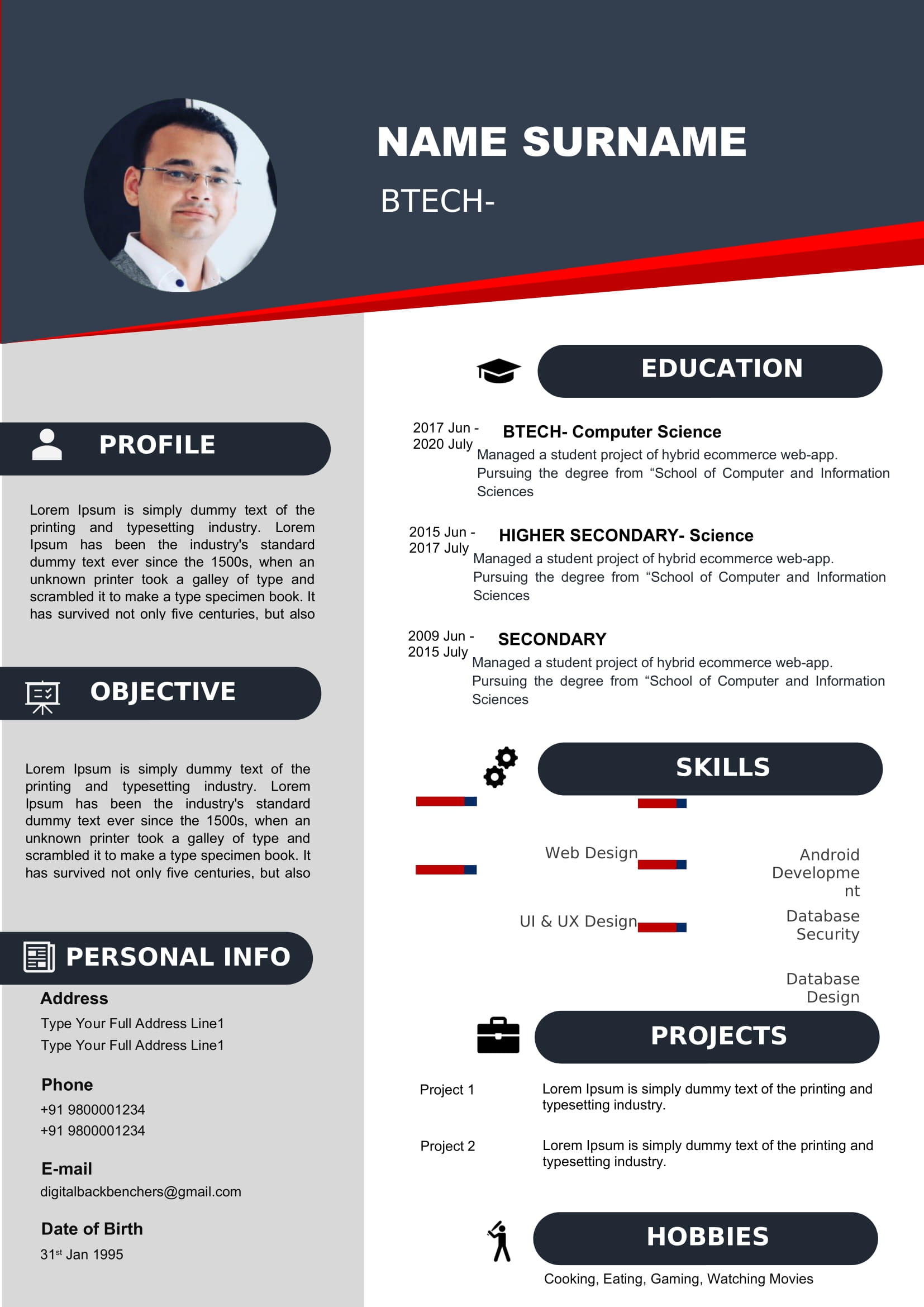 download new resume format in ms word