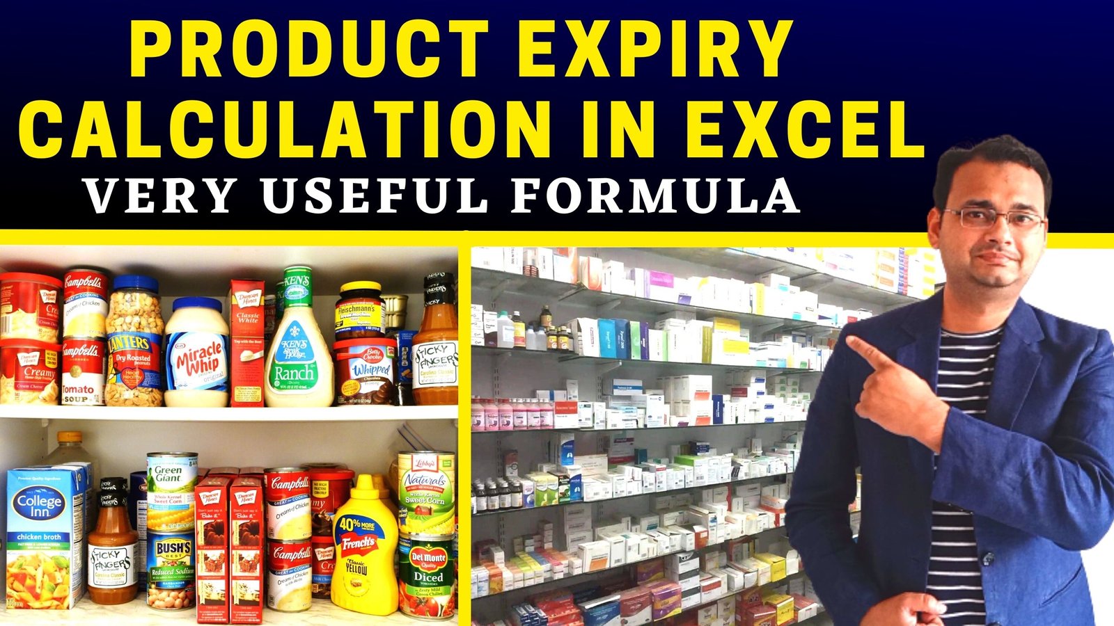 Product Expiry Formula in Excel | How to Calculate Expiry Date in Excel (Hindi) | MIS Report