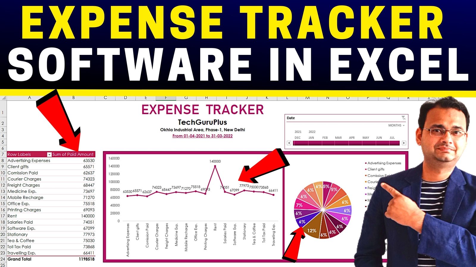 expense tracker in excel