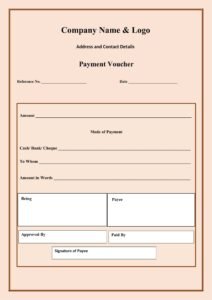 Download Payment Voucher Online Format in Word (.docx)