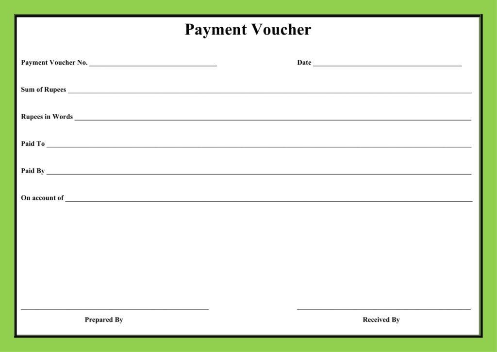 Download Payment Voucher Format in Word (.docx)