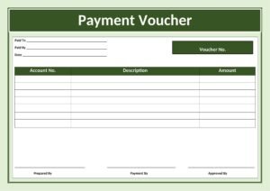 Cash Payment Voucher Template Free Download in Word (.docx)
